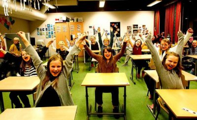Норвежские дети перенимают русский язык у русских друзей!
